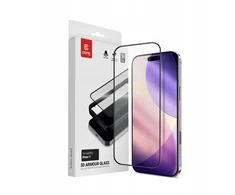 Crong 3D Armour Glass - Apsauginis stiklas Apple iPhone 17 + Installation Frame