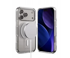 Crong Clear MAG Cover - dėklas MagSafe Apple iPhone 17 Pro transparent