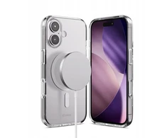 Crong Clear MAG Cover - dėklas MagSafe Apple iPhone 17 permatomas