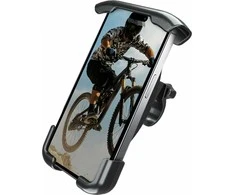 Crong Bikeclip Enduro – dviračio ir motociklo telefono laikiklis (juodas)