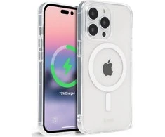 Crong Clear MAG Cover magnetinis dėklas, skirtas iPhone 14 Pro Max (skaidrus)