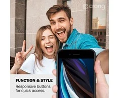 Dėklas Crong Color Cover - Flexible Cover for iPhone 8/7 (Sand Rožinė)