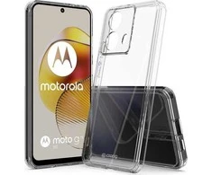 Crong Crystal Shield Cover – Motorola Moto G73 dėklas (skaidrus)