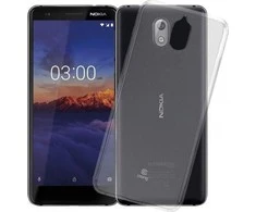 Crong Crystal Slim Cover – apsauginis dėklas, skirtas Nokia 3.1 (skaidrus)