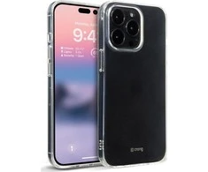 Dėklas „Crong Crystal Slim“ dangtelis, skirtas „iPhone 14 Pro“ (skaidrus)