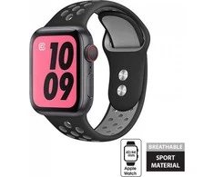 Crong Duo Sport – apyrankė skirta Apple Watch 44/45/46/49 mm pilka/juodas