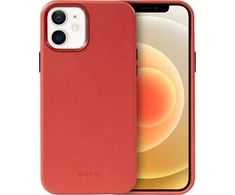 Crong Essential Cover Magnetic – odinis dėklas, skirtas iPhone 12 / iPhone 12 Pro MagSafe (raudonas)