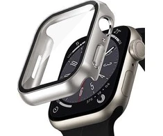 Crong Hybrid Watch Case - Case with Apple Watch 41mm Glass Starlight