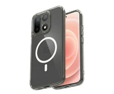 Permatomas dėklas Crong Hybrid Clear Magnetic OnePlus 15
