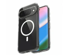 Dėklas Crong Hybrid Clear Magnetic - MagSafe Case Google Pixel 10 / 10 Pro (Transparent)