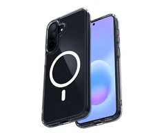 Crong Crong Hybrid Clear Magnetic - Dėklas MagSafe Samsung Galaxy A57 (permatomas)