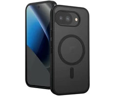 Dėklas Crong Hybrid Matte Magnetic - MagSafe Case Google Pixel 10a (Juodas)