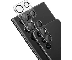„Crong Lens Shield“ apsauginis stiklas „Samsung Galaxy S23+“ telefonui