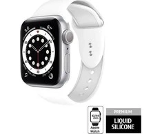 Crong Liquid – apyrankė skirta Apple Watch 44/45/46/49 mm baltas