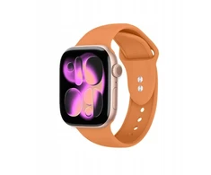 Crong Crong Liquid - „Apple Watch“ 38/40/41/42 mm dirželis (oranžinis)