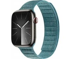 Crong Melange – Magnetic apyrankė skirta Apple Watch 38/40/41/42 mm turquoise mélange