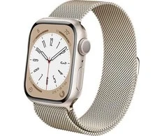 Crong Milano Steel – Nerūdijantis plienas apyrankė skirta Apple Watch 38/40/41/42 mm champagne