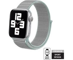 Crong Nylon – Sport apyrankė skirta Apple Watch 38/40/41/42 mm Pastel Pilkas