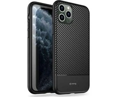 Crong Prestige anglies dangtelis – apsauginis dėklas, skirtas iPhone 11 Pro Max (juodas)