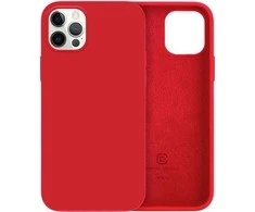 Crong Color Cover – lankstus dėklas, skirtas iPhone 12 Pro Max (raudonas)
