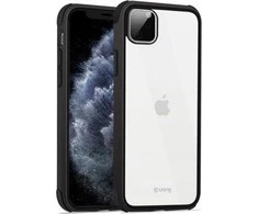„Crong Trace Clear Cover“ – hibridinis apsauginis dėklas, skirtas „iPhone 11 Pro“ (juodas / juodas)