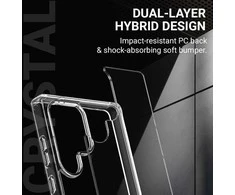 Crong Crystal Shield Cover - dėklas skirtas Samsung Galaxy S25 Ultra Transparent