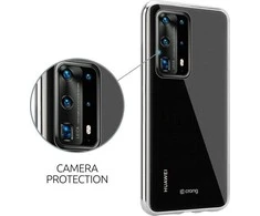 Crong Crystal Slim Cover – apsauginis dėklas, skirtas Huawei P40 Pro (skaidrus)