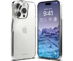 Crong Crystal Slim Cover - Dėklas iPhone 15 Pro (permatomas)