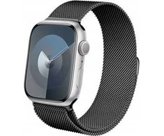 Crong Milano Steel - Stainless Steel apyrankė skirta Apple Watch 44/45/46/49 mm Graphite