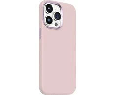 Crong Color Cover LUX Magnetic – dėklas, skirtas iPhone 15 Pro MagSafe (rožinis)
