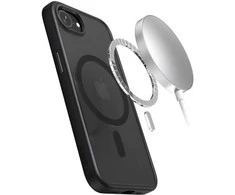Crong Hybrid Frost MAG Cover - dėklas skirtas Apple iPhone 16e MagSafe juodas