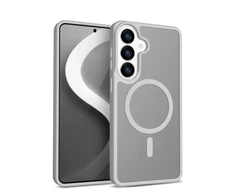Crong Dėklas hybrid matte magnetic - magsafe samsung galaxy s26 pilka