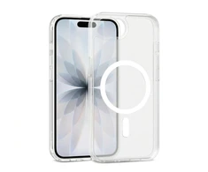 Permatomas dėklas iPhone 17e / 16e Crong Hybrid Matte Magnetic