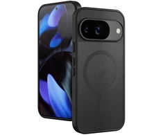 Dėklas Google Pixel 9, juodas, Crong Hybrid Matte Magnetic