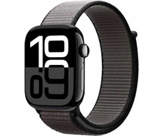 „Crong Nylon“ sportinė apyrankė, skirta „Apple Watch“ 44/45/46/49 mm (naktinis pilkas)