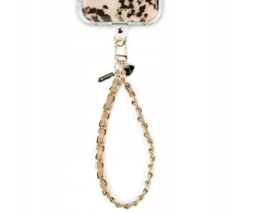 Dėklas Crong Phone Charm - Lanyard phone strap (rusvai gelsvas Twist) (CRGPHCH17)