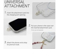 Crong Phone Crossbody - virvelė telefonui Midnight Link