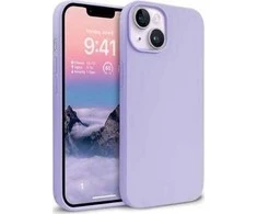 Crong Color Cover Liquid Silicone dėklas skirtas Apple iPhone 14 Max Violetinė