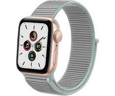 Crong Nylon – Sport apyrankė skirta Apple Watch 38/40/41/42 mm Pastel Pilkas