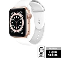 Crong Liquid – apyrankė skirta Apple Watch 38/40/41/42 mm baltas
