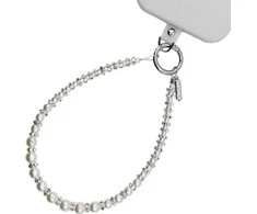 Crong Phone Charm - virvelė telefonui Sidabrinis Beads