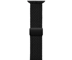 Crong Wave Band – Pintas dirželis Apple Watch 38/40/41/42 mm (juodas) (CRG40WAV2BLK)