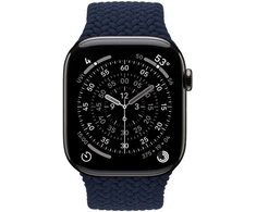 Crong Wave Band – Pintas dirželis Apple Watch 44/45/46/49 mm (tamsiai mėlyna) (CRG44WAV2NBL)