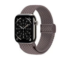 Crong Wave Band – Pintas dirželis Apple Watch 44/45/46/49 mm (ruda) (CRG44WAV2BRW)