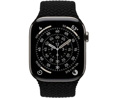 Crong Wave Band – Pintas dirželis Apple Watch 44/45/46/49 mm (juodas) (CRG44WAV2BLK)