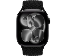 Crong Wave Band – Pintas dirželis Apple Watch 38/40/41/42 mm (juodas) (CRG40WAV2BLK)