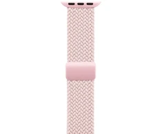 Crong Wave Band – pintas dirželis Apple Watch 38/40/41/42 mm (rožinis) (CRG40WAV2PNK)