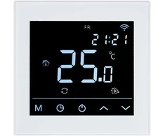 Termostatas HEATCOM HC91 Wi-Fi, baltas