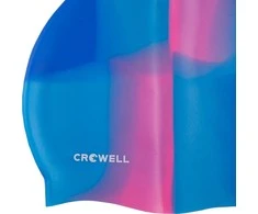 Maudymosi Kepuraites Silikonas Crowell Multi Flame Mėlynai Rožinis Col.09