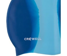 Crowell Multi Flame silikoninė plaukimo kepuraitė tamsiai mėlyna ir mėlyna spalva 04